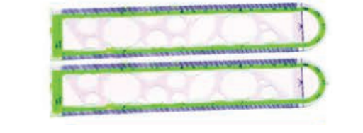 بريما مسطره اشكال هندسيه 20سم دستة24 قطعة