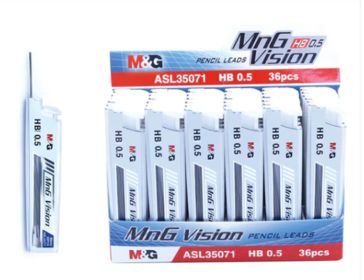 M&G HB Display Stand Lead Refills Pens Pencil 0 5 Qty 36 Piece